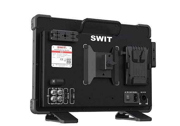 SWIT K15 (in Carrying Case) | 15.4" professional High-bright HDR FHD Field Monitor with Carrying Case, Tripod Adaptor,Sun hood, V-mount