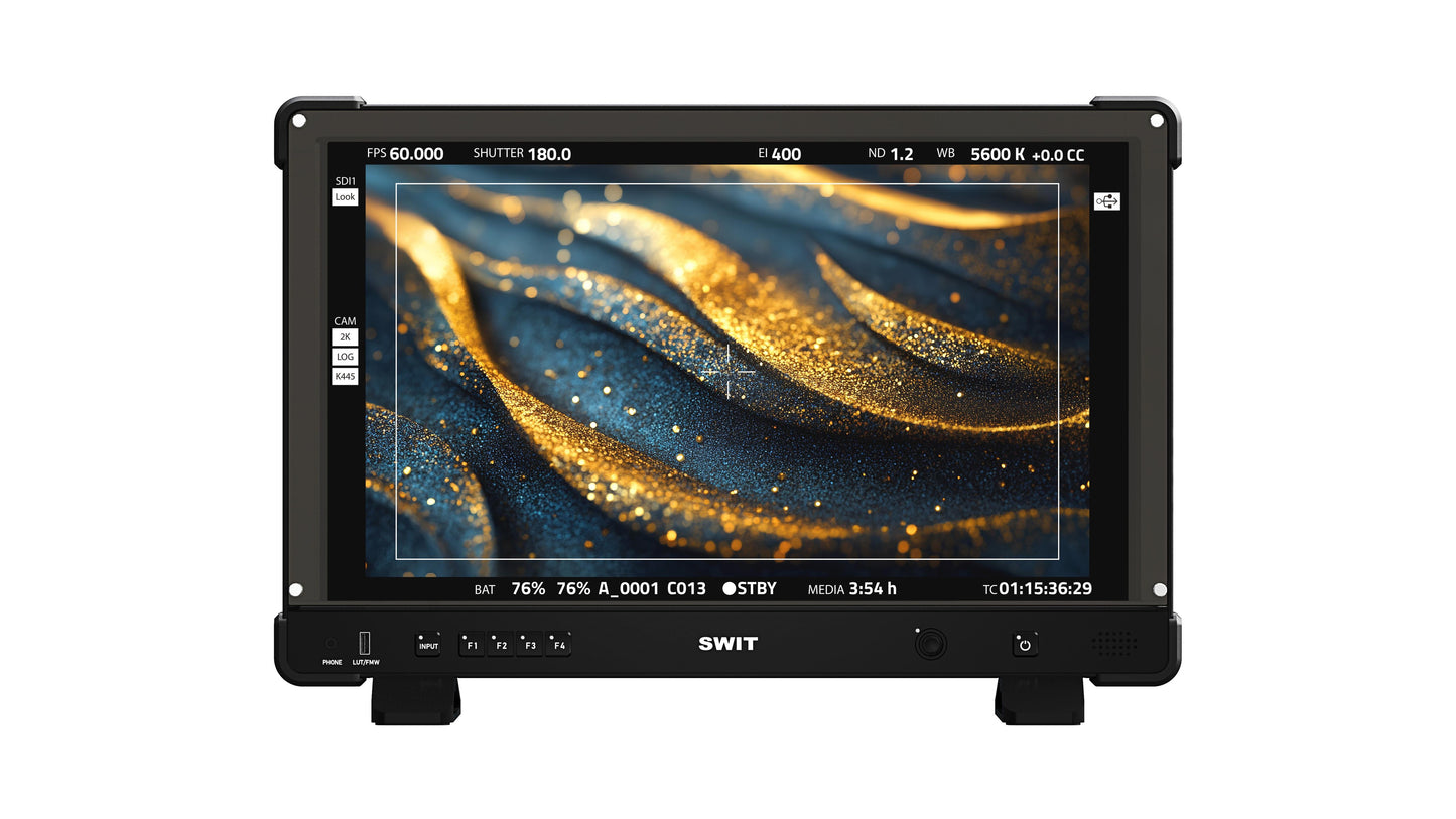 SWIT K21 | 21.5" professional High-bright HDR FHD Field Monitor with reinforced corners, Tripod Adaptor, Sun Hood, V-mount