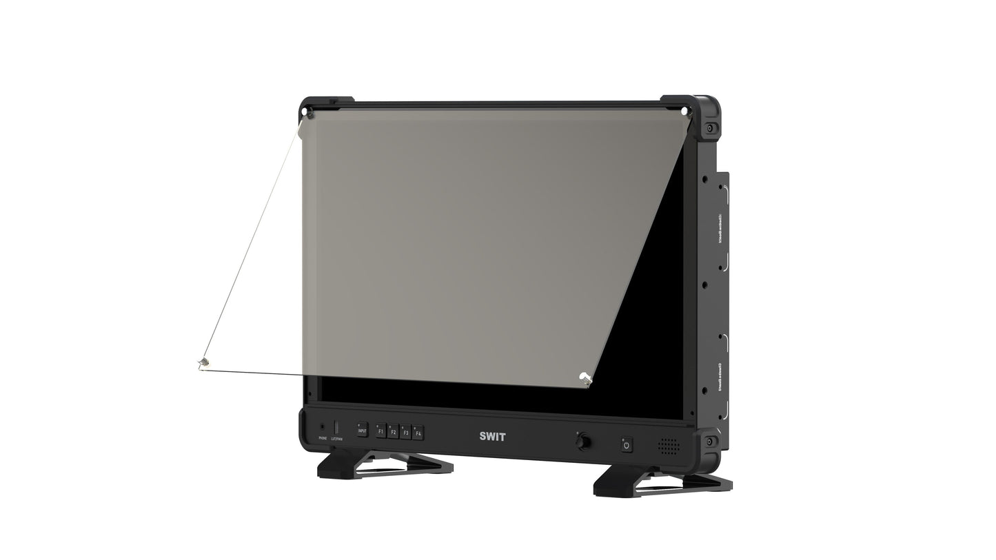 SWIT K21 | 21.5" professional High-bright HDR FHD Field Monitor with reinforced corners, Tripod Adaptor, Sun Hood, V-mount