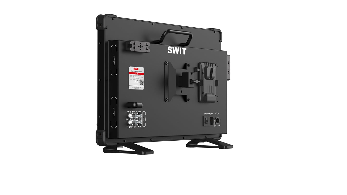SWIT K21 | 21.5" professional High-bright HDR FHD Field Monitor with reinforced corners, Tripod Adaptor, Sun Hood, V-mount