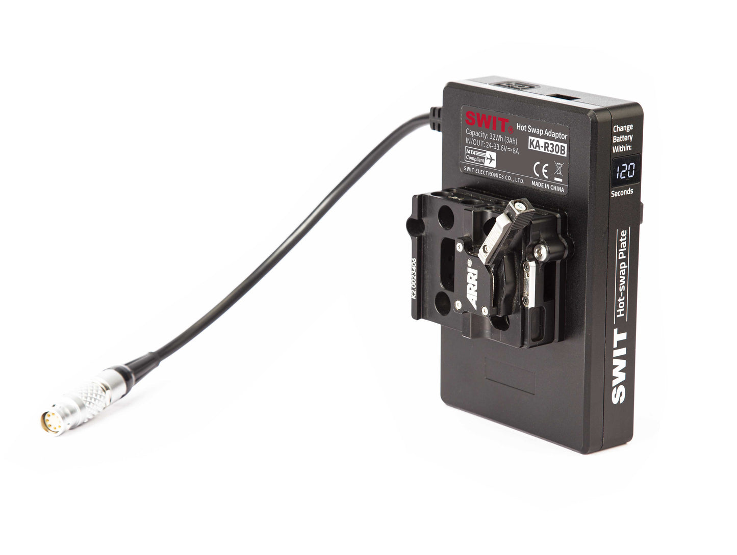 SWIT KA-R30B | High load with multi-sockets Hot-Swap Adaptor, for 28V B-Mount battery to ARRI ALEXA Mini or Mini LF