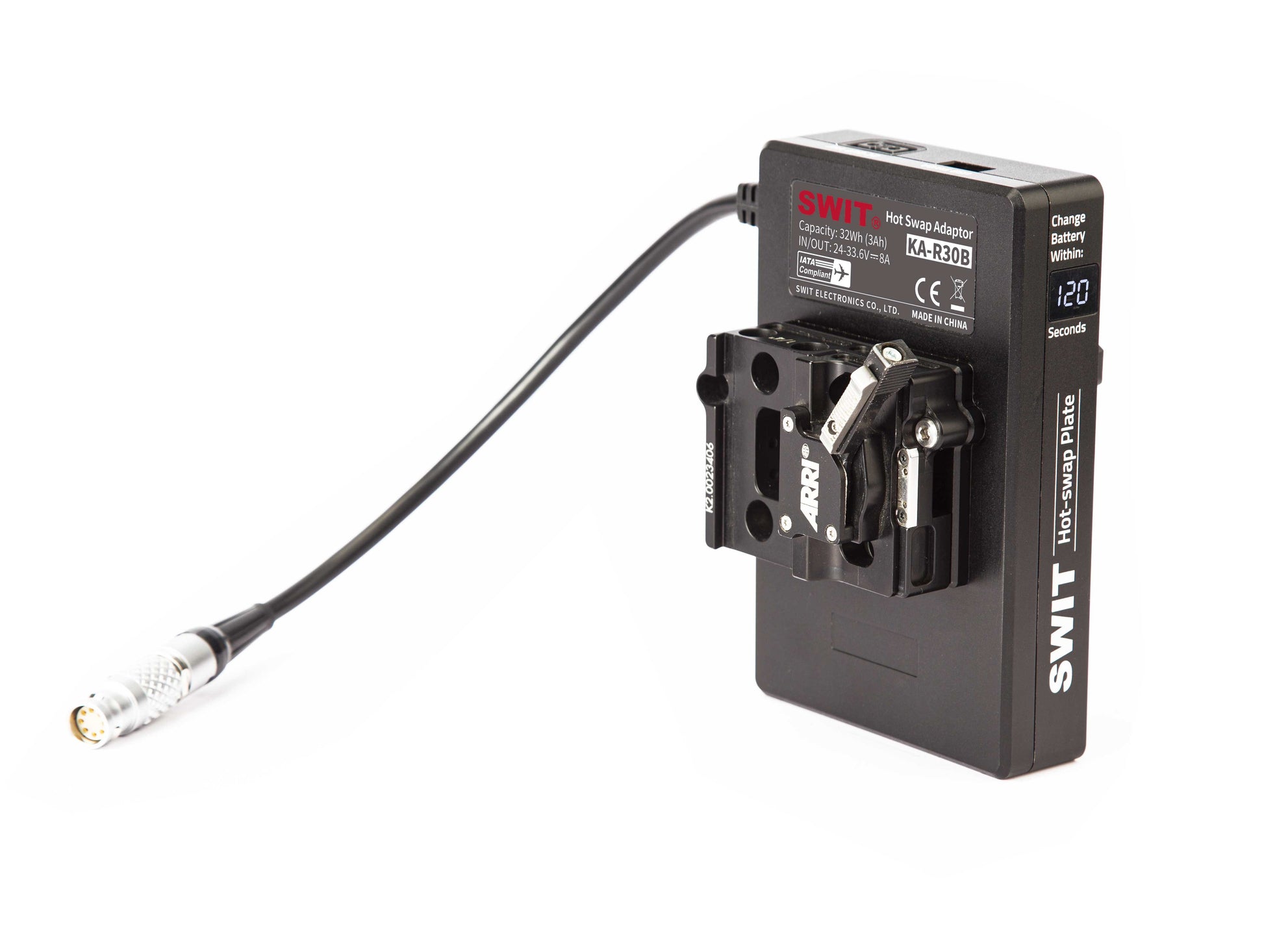 SWIT KA-R30B | High load with multi-sockets Hot-Swap Adaptor, for 28V B-Mount battery to ARRI ALEXA Mini or Mini LF