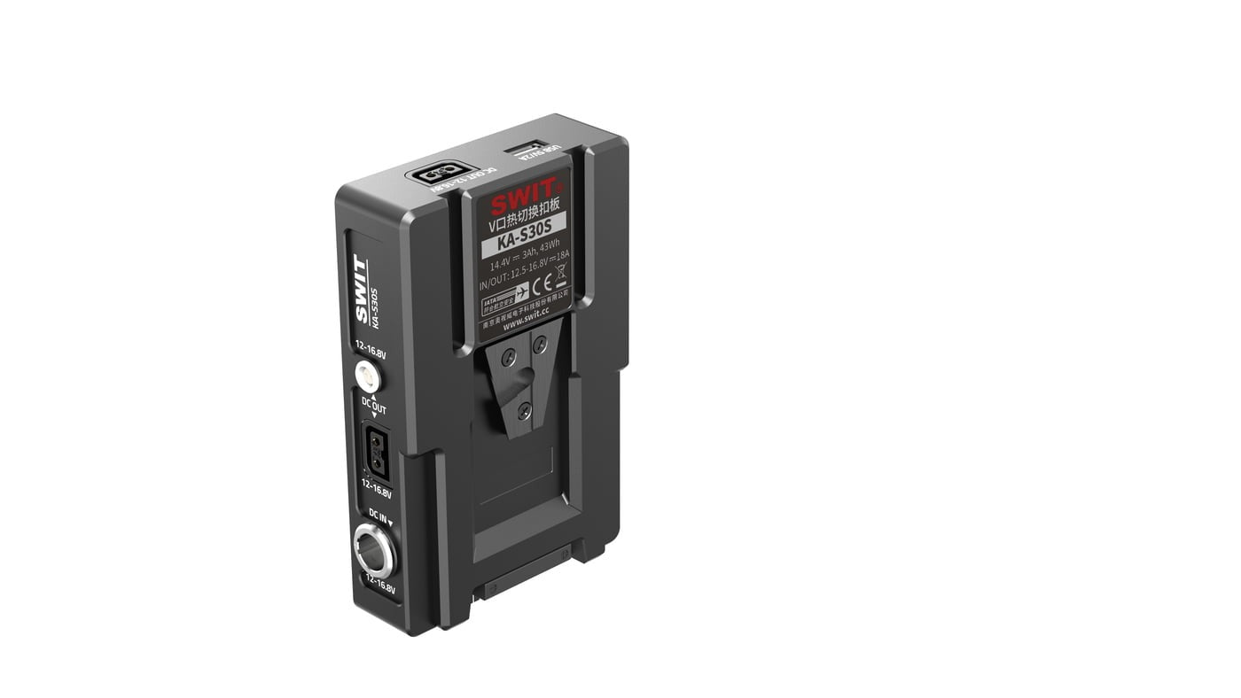 SWIT KA-S30S | High load with multi-sockets Hot-Swap Plate, 14V, V-Mount to V-mount