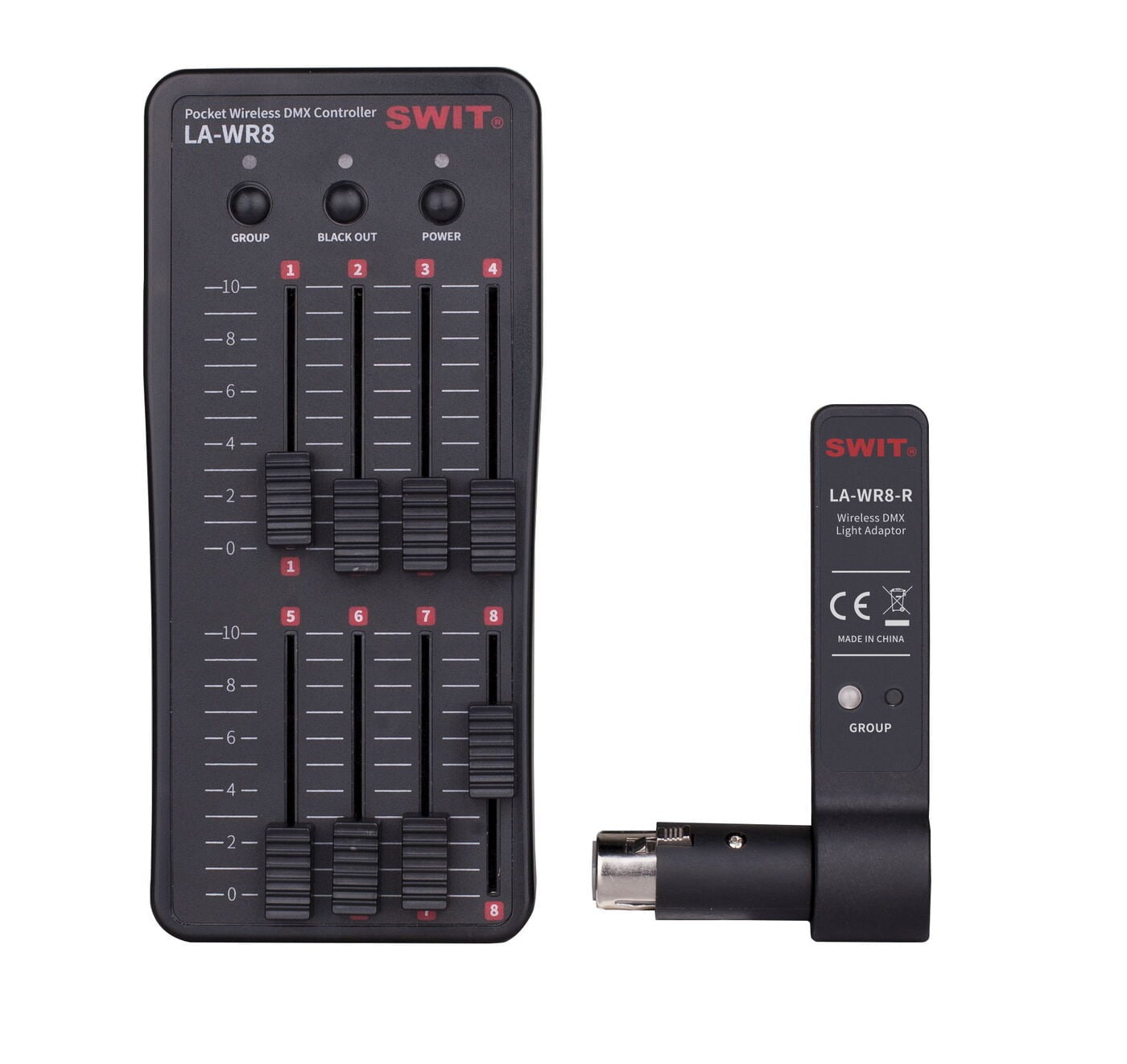 SWIT LA-WR8 Tx+3Rx | Pocket Wireless DMX Controller bundle.???"LA-WR8-kit"