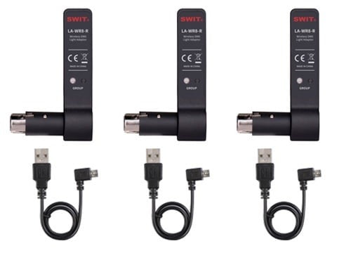 SWIT LA-WR8 Tx+3Rx | Pocket Wireless DMX Controller bundle.???"LA-WR8-kit"