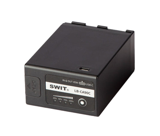 SWIT LB-CA90C | 90Wh BP-A-type DV battery with USB-C and D-tap, fully compatible with Canon BP-A60/A30