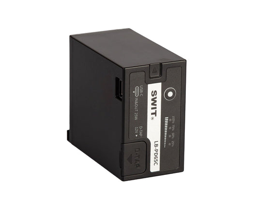 SWIT LB-PD65C | 65Wh D-type DV battery with 12V D-tap and USB-C, Panasonic compatible