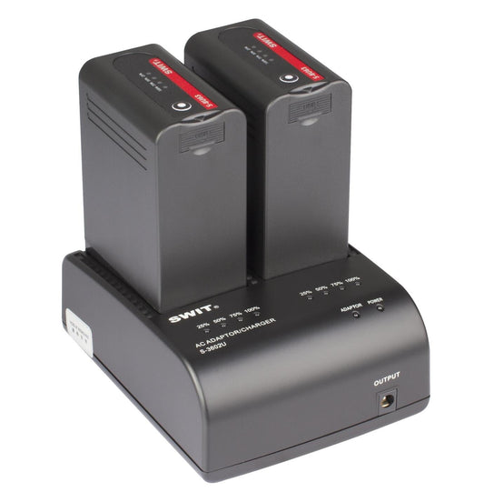 SWIT LB-SU75*2+S-3602U KIT | 2*75Wh BP-U DV batteries + 1*S-3602U Dual Channel Charger