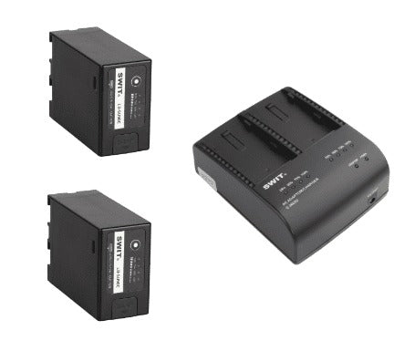 SWIT LB-SU90C*2+S-3602U KIT | 2* 90Wh USB-C BP-U DV batteries + 1*S-3602U Dual Channel Charger
