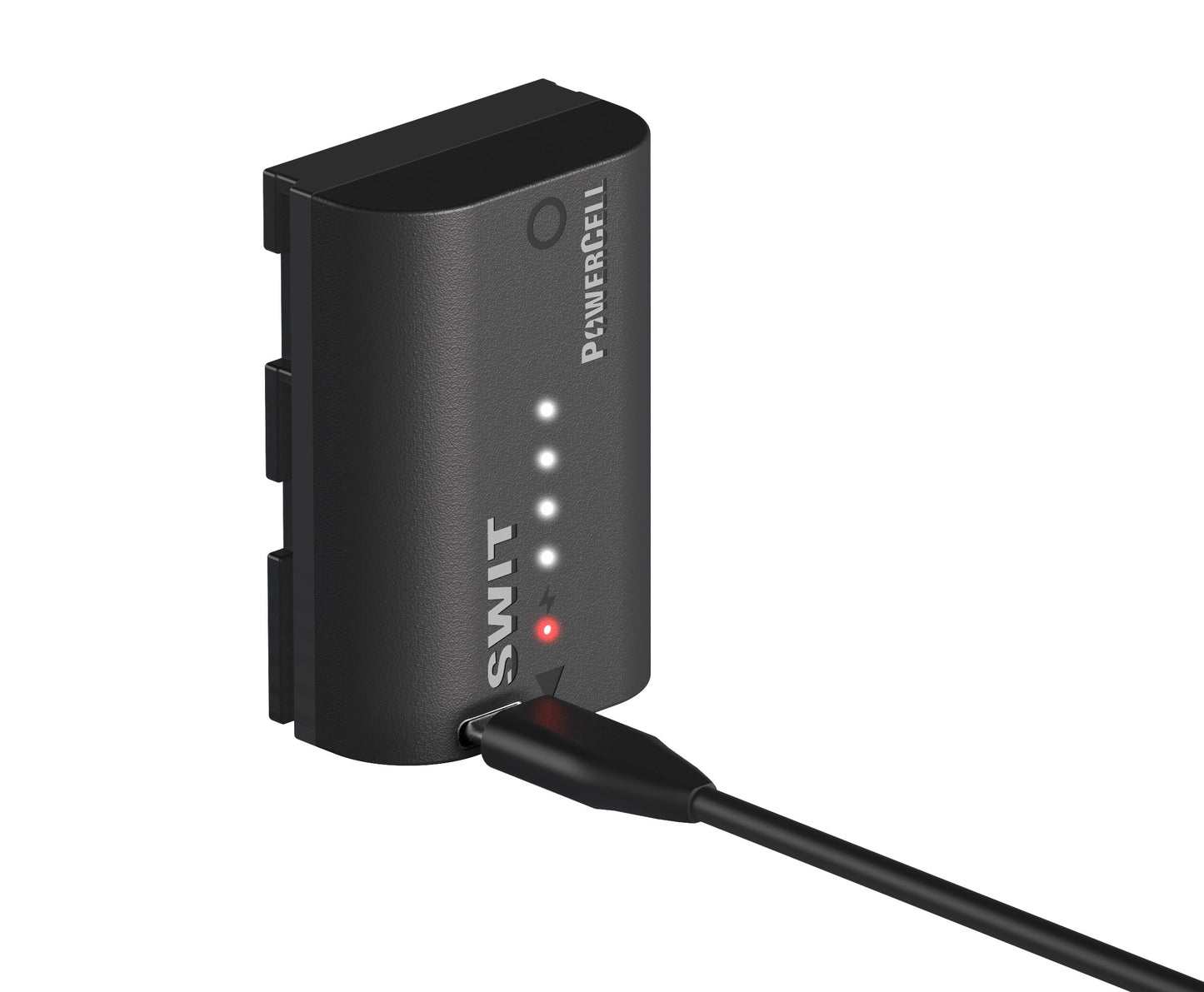 SWIT PowerCell LP-E6P | USB-C LE-E6P 16Wh DC battery Outlasts the Originals, with Status Indicators, for DSLR/Mirrorless e.g. Canon R5 C, R5 Mark II, R6, R7, C50 cameras