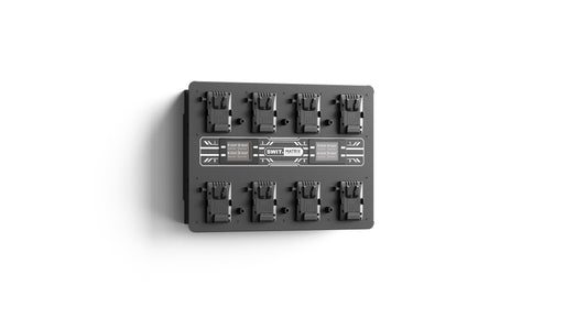 SWIT MATRIX-S8 | 8ch x max 6A Top Fast Simultaneous 14V/28V Wall Charger, V-mount