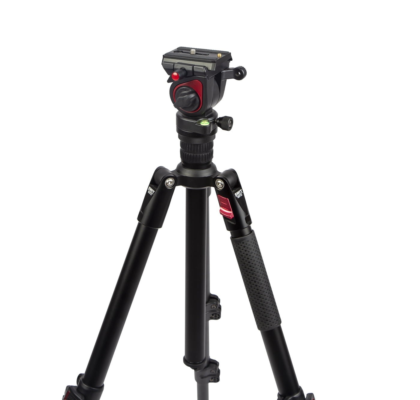 SWIT MUF50 | Aluminum Camera Tripod KIT, with SWIT TH50 Fluid Video Head, 5kg Payload, Soft Bag.