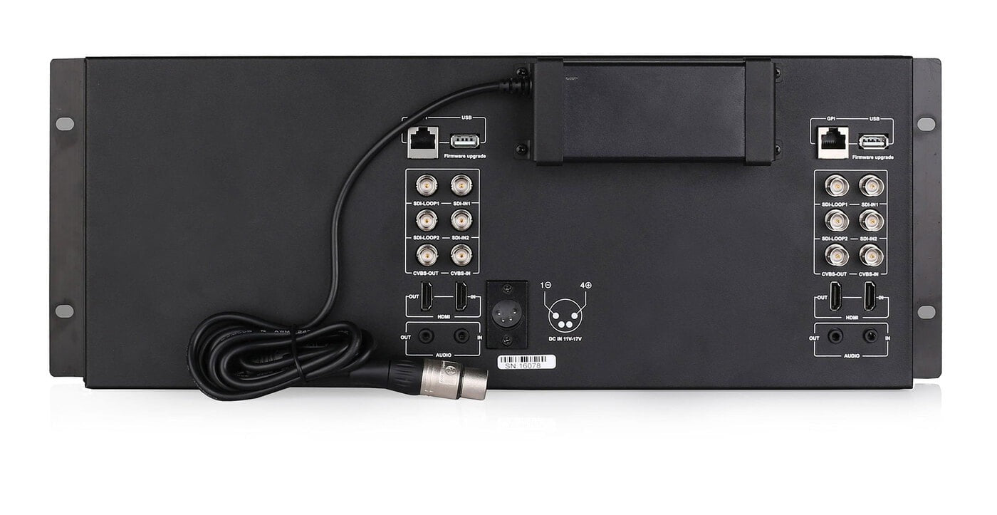 SWIT M-1093F | 2x9" Rackmount IPS LCD Panel, Waveform. ---Over 1 months LeadTime if no stock