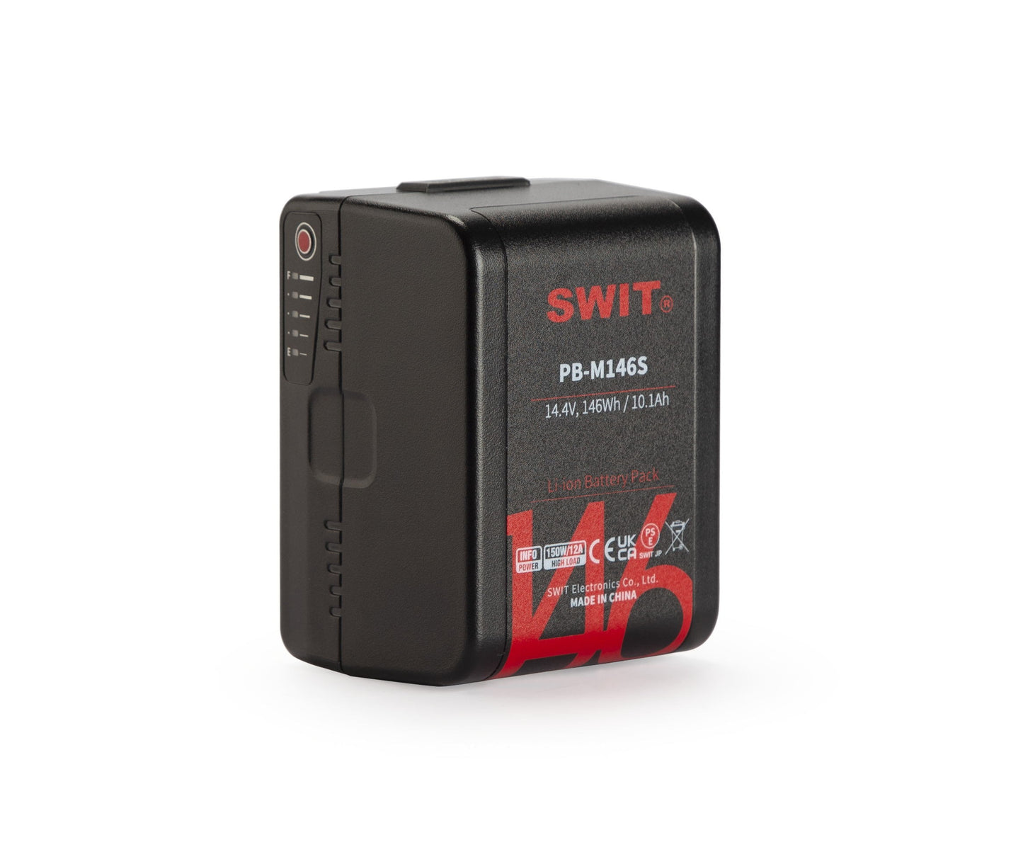 SWIT PB-M146S | 146Wh Pocket Mini High load Battery, V-Mount, also ideal for long term use or high power draw lights
