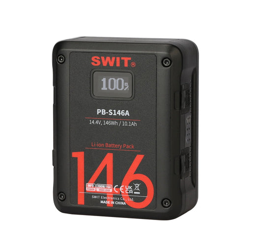SWIT PB-S146A | 146Wh Multi-Sockets Square Cine Battery, Gold-Mount, also ideal for long term use or high power draw lights. ---Over 1 months LeadTime if no stock