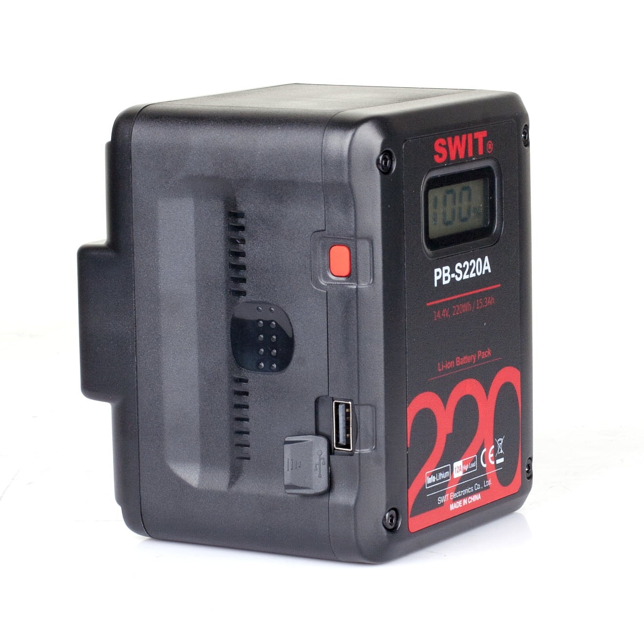 SWIT PB-S220A | 220Wh Multi-Sockets Square Cine Battery, Gold-Mount, also ideal for long term use or high power draw lights. ---Over 1 months LeadTime if no stock