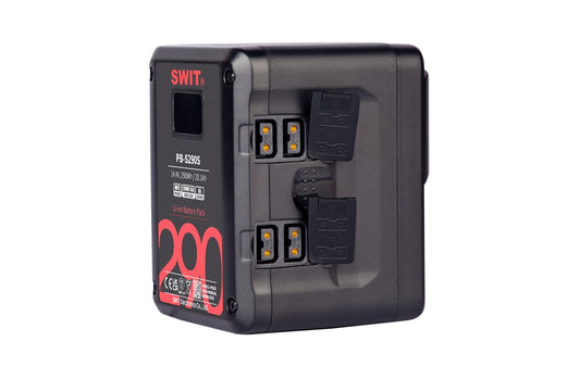 SWIT PB-S290S | 290Wh Multi-Sockets Square Cine Battery, V-Mount, also ideal for long term use or high power draw lights