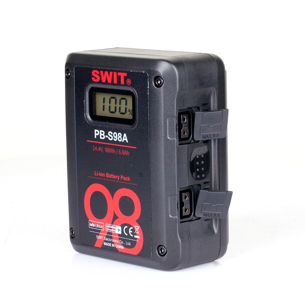 SWIT PB-S98A | 98Wh Multi-Sockets Square Cine Battery, Gold-Mount. ---Over 1 months LeadTime if no stock