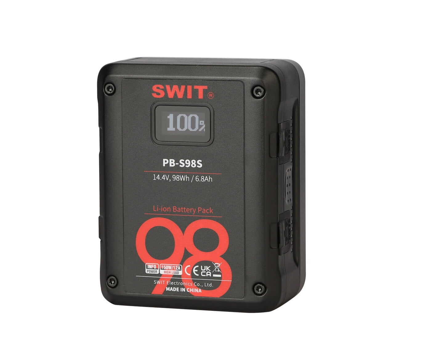 SWIT PB-S98S | 98Wh Multi-Sockets Square Cine Battery, V-Mount