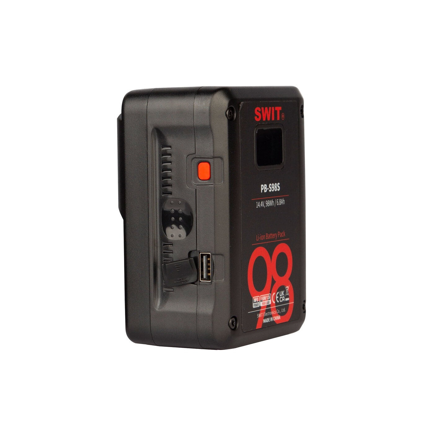 SWIT PB-S98S | 98Wh Multi-Sockets Square Cine Battery, V-Mount