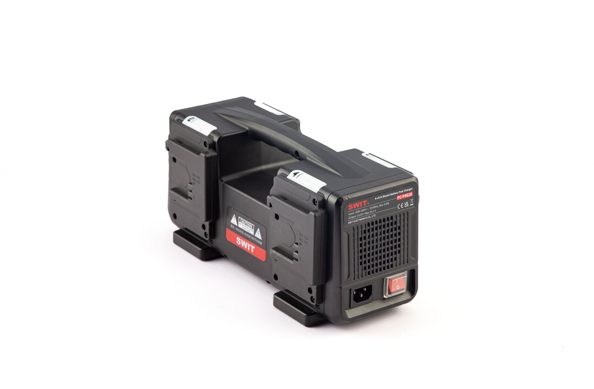 SWIT PC-P461B | 4ch x max 6A Top Fast Simultaneous 28V/14V Charger, B-mount