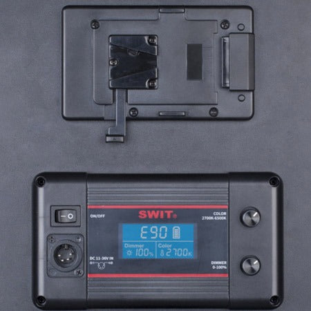 SWIT PL-E90 | 3rd Generation Natural-Born-Soft TLCI-99 90W LED Panel Light, ultra slim, SWIT patent, V-Mount