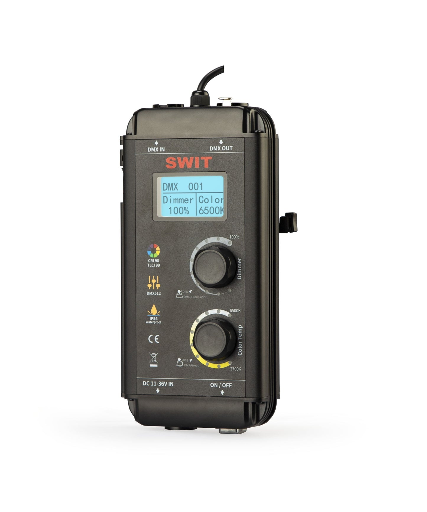 SWIT SL-150P | 150W 3700Lux Full-IP54-waterproof total Flexible Light, DMX, V-mount