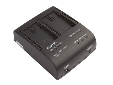 SWIT S-3602B | 2x2A DV charger compatible to Panasonic VBG series. ---Over 1 months LeadTime if no stock