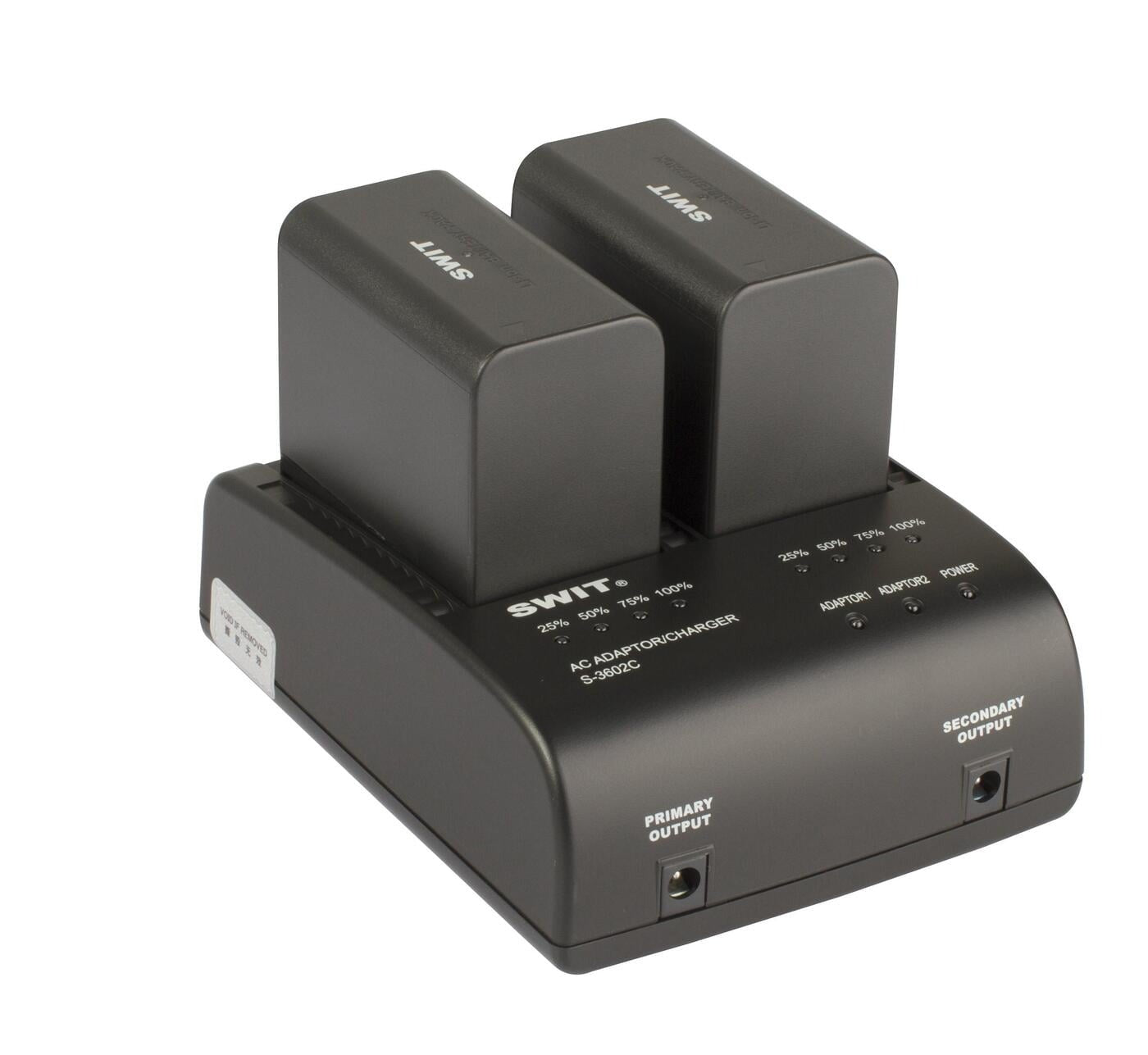SWIT S-3602C | 2x2A DV charger compatible to Canon BP series