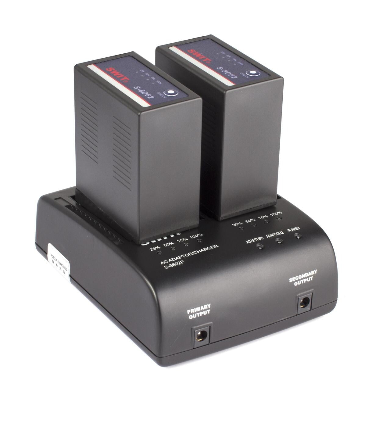 SWIT S-3602D | 2x2A DV charger compatible to Panasonic VBD/VBR/CGA series