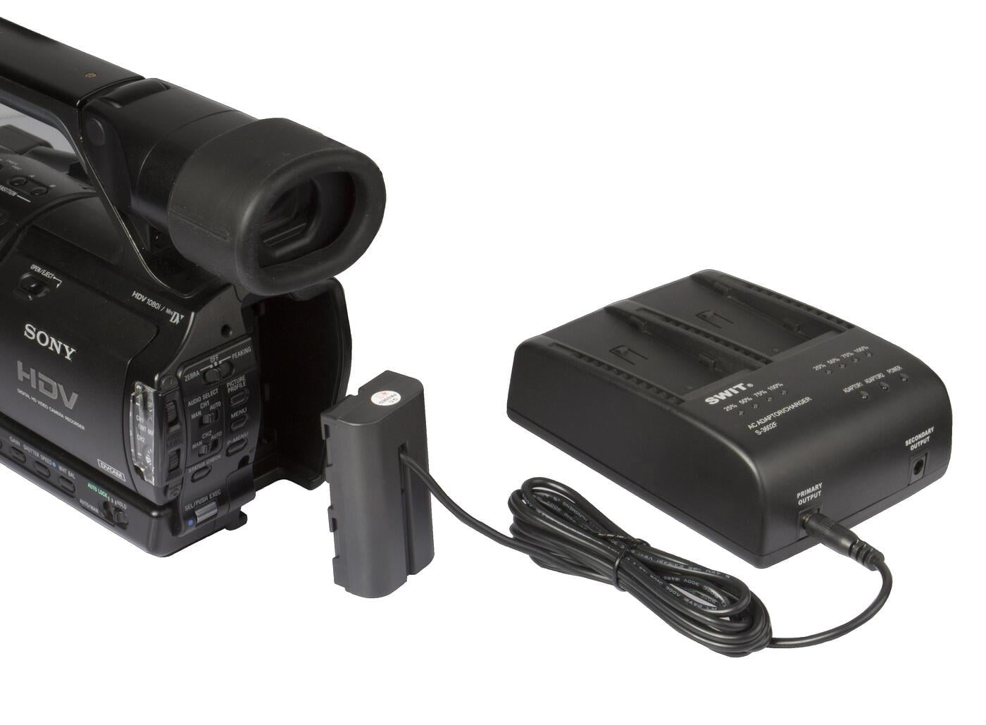 SWIT S-3602F| 2x2A DV charger compatible to Sony NP-F series