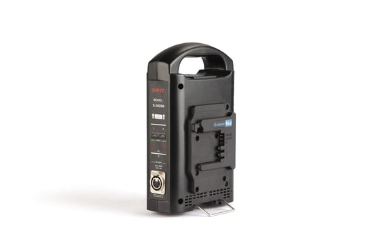 SWIT S-3822B | 2chx3A 14.4V Fast Simultaneous Charger for BIVO batteries, adaptor 6A out, B-mount