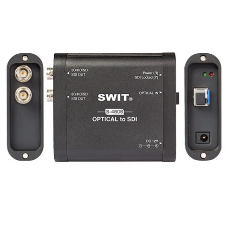 SWIT S-4606 | Heavy Duty Optical fiber to 3G-SDI converter