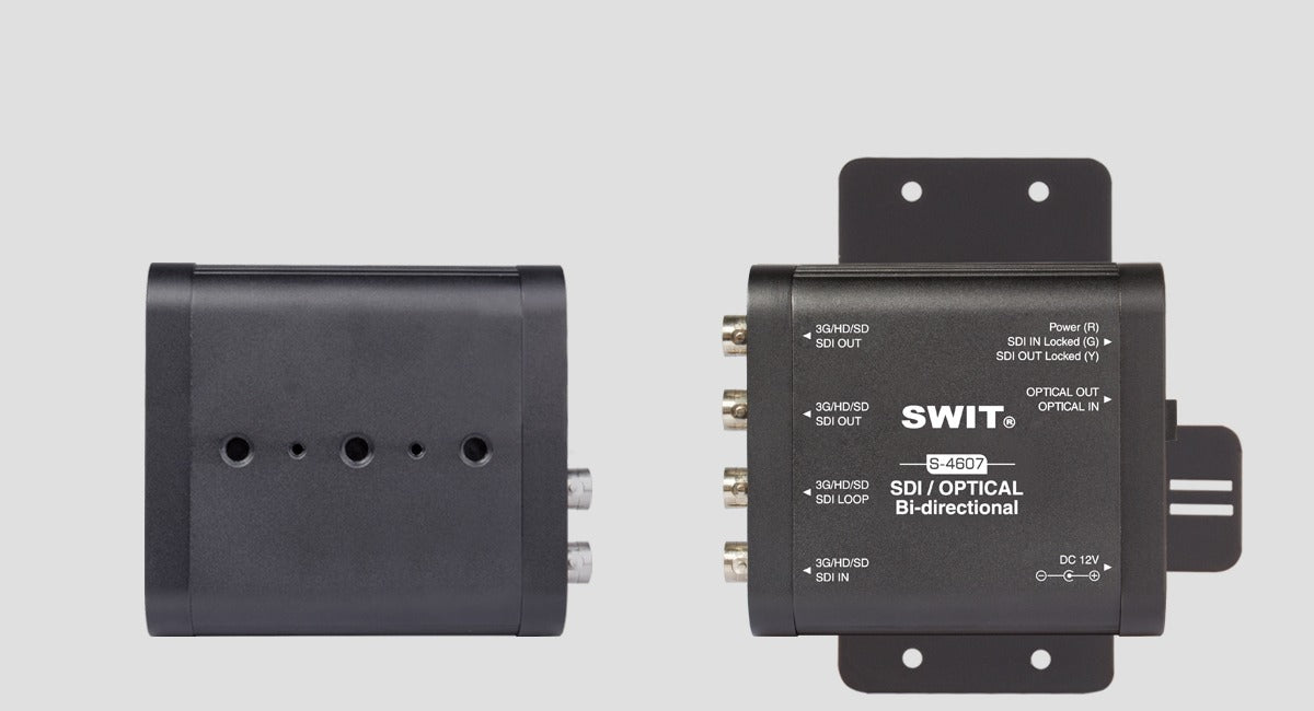 SWIT S-4607 | Heavy Duty Bi-directional 3G-SDI / Optical converter
