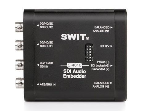 SWIT S-4610 | SDI Audio Embedder