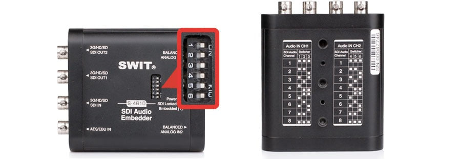 SWIT S-4610 | SDI Audio Embedder