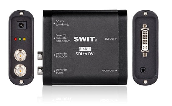 SWIT S-4611 | Heavy Duty SDI to DVI converter