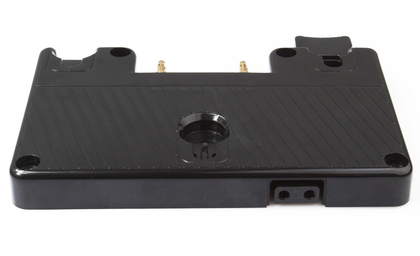 SWIT S-7004A | Gold mount plate, screws-mount and 2-pin DC plug connect, also for S-1093/S-1071H+/S-11xx/S-12xx monitors
