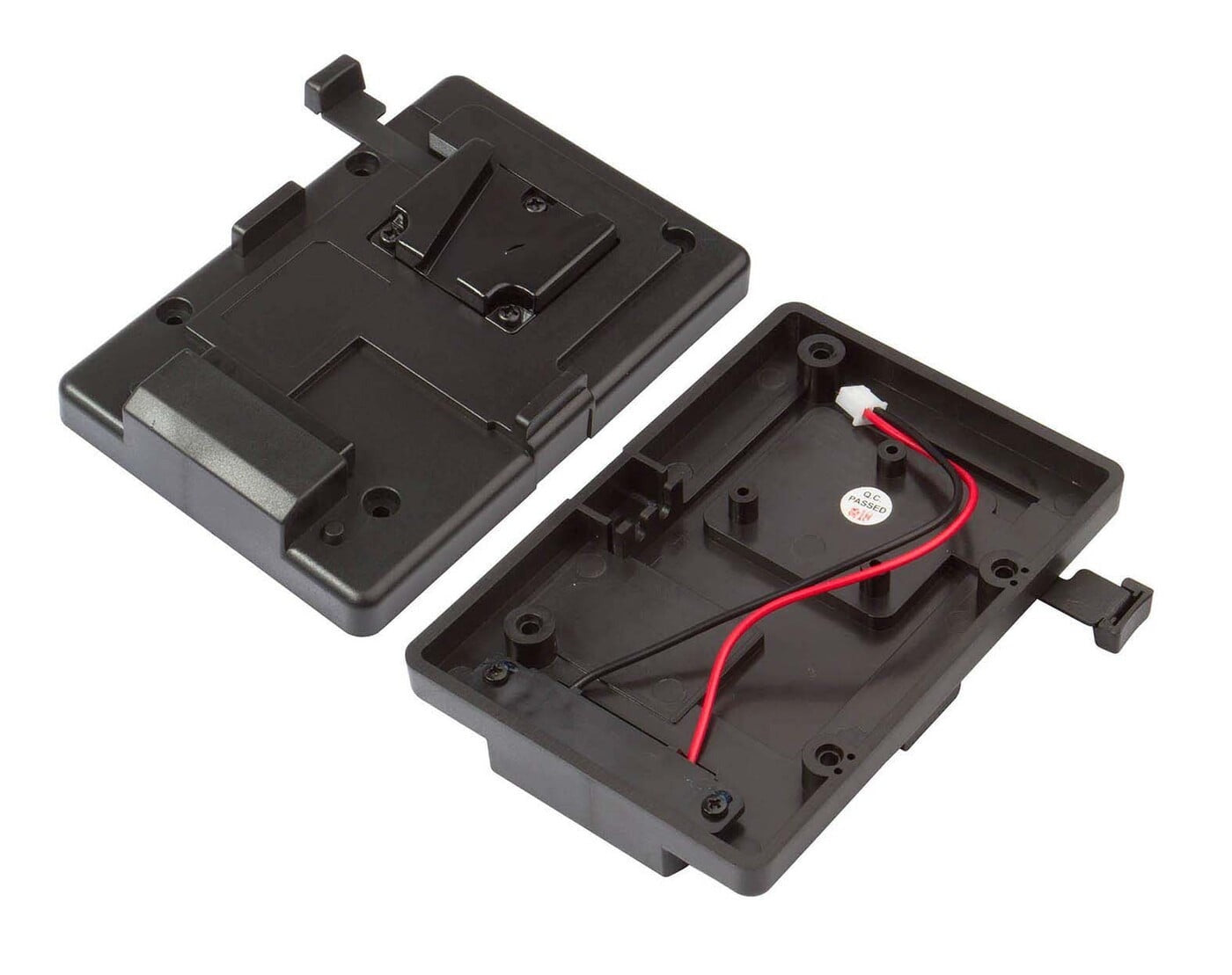 SWIT S-7004S | V-mount plate, screws-mount and 2-pin DC plug connect, also for S-1093/S-1071H+/S-11xx/S-12xx monitors