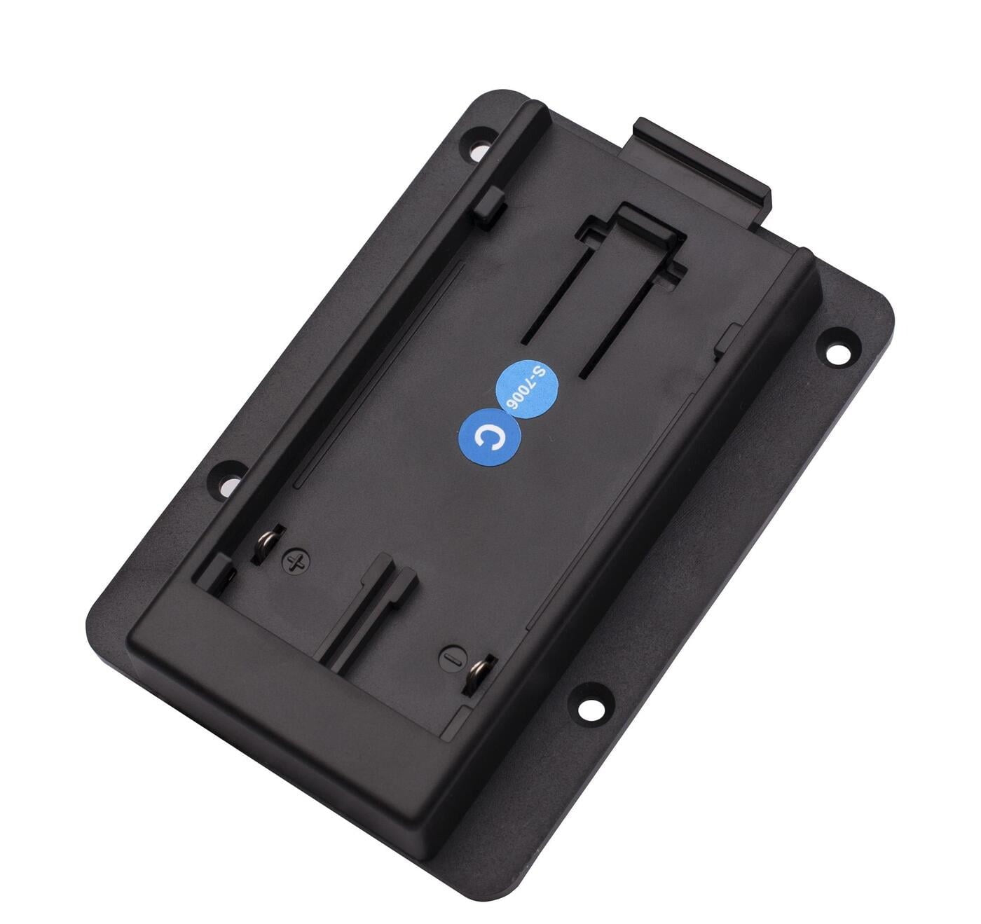 SWIT S-7006C | Canon BP mount plate, screws-mount and 2-pin DC plug connect, also for S-1073F/1073H/CM-S73H