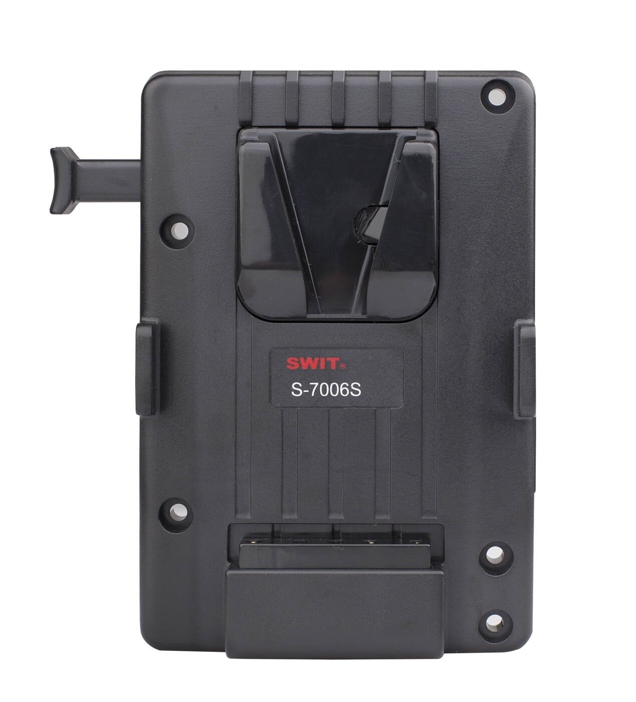 SWIT S-7006S | V-mount plate, screws-mount and 2-pin DC plug connect, also for S-1073F/1073H/CM-S73H