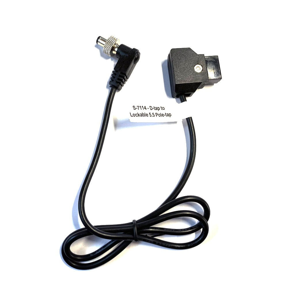 SWIT S-7114 | D-tap to Lockable Pole-tap DC cable