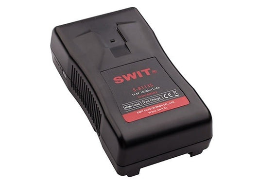 SWIT S-8113S | 160Wh High Load Economic Battery, V-Mount, also ideal for long term use or high power draw lights