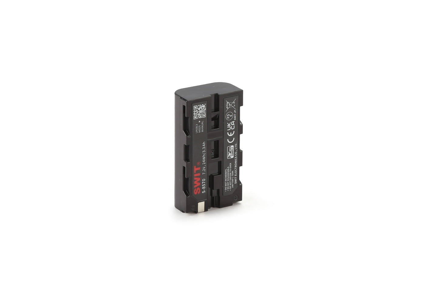 SWIT S-8570 | Compact NP-F570 24Wh DV Battery, idea for Sony Cameras etc., 3300mAh@7.2V, compatible to SONY L Series