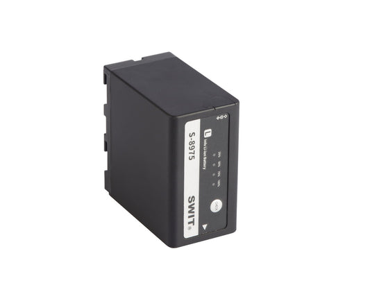 SWIT S-8975 | 75Wh/10.4Ah NP-F-type (Sony L-series) DV battery with DC-pole in/output