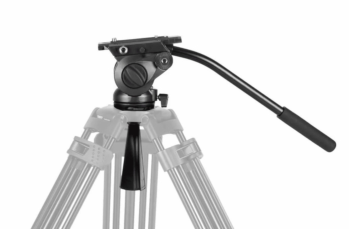 SWIT TH150 | Fluid Video Head with 15kg Payload, Swivel Arm and 75mm Ball fiat fitting