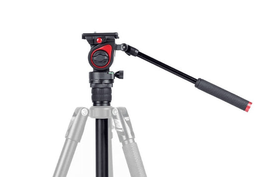 SWIT TH50 | Fluid Video Head with 5kg Payload, Swivel Arm and 50mm Ball fiat fitting