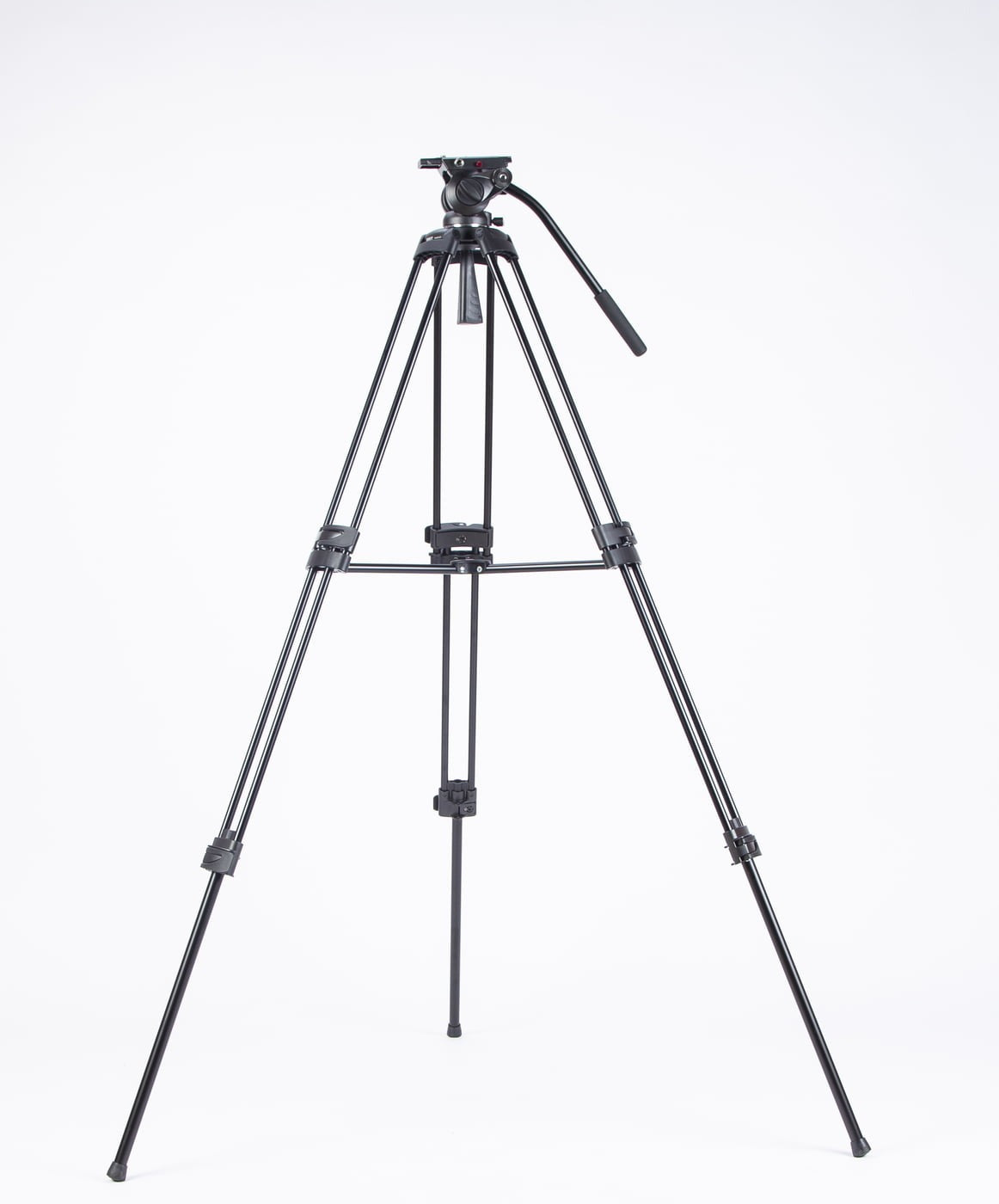 SWIT TOWER100 | Aluminum Camera Tripod KIT, with SWIT TH100A Fluid Video Head, Mid-level Spreader, 10kg Payload, Soft Bag