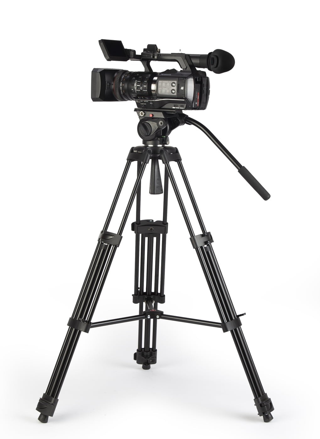SWIT TOWER100 | Aluminum Camera Tripod KIT, with SWIT TH100A Fluid Video Head, Mid-level Spreader, 10kg Payload, Soft Bag