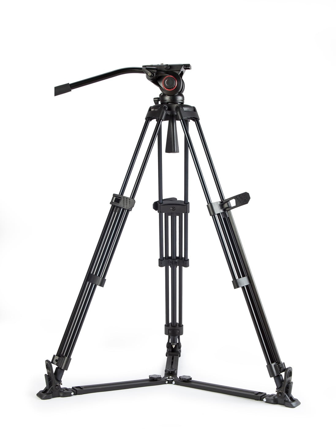 SWIT TOWER150C | Carbon-fiber Camera Tripod KIT, with SWIT TH150 Fluid Video Head, Ground Spreader, 15kg Payload, Soft Bag